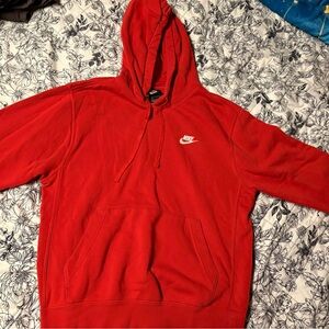 Nike womens  Red Hoodie Sweater